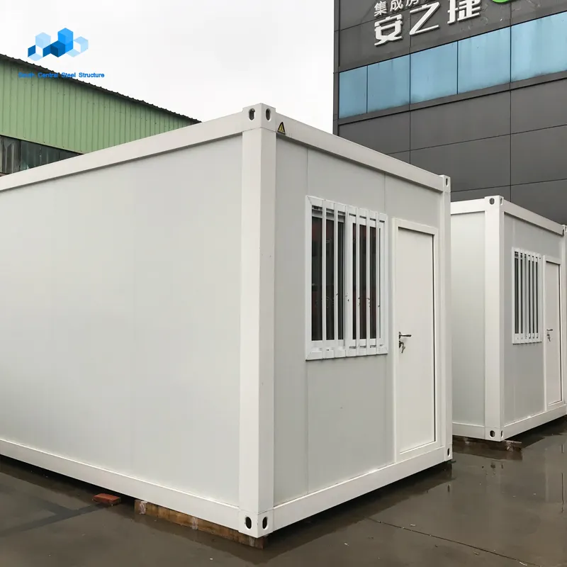 ready made 20ft cheap modern flat pack prefab container houses cabin for sale