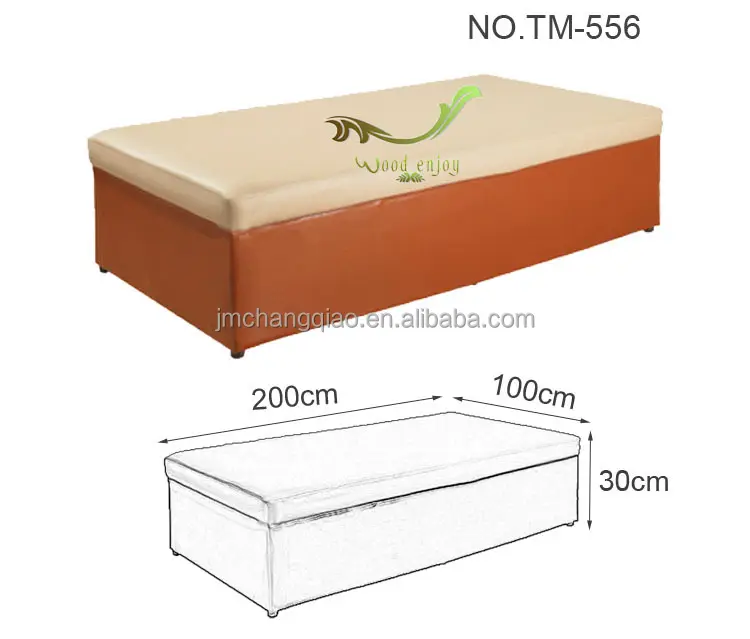 Chegada nova design de moda Luxo Sexy de Corpo Inteiro de água Seca de Madeira Maciça Cama de Massagem Tailandesa, thai massagem tableTM556