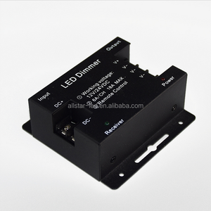 12V 24V Metal PWM LED Dimmer 18A Atenuación continua 6Key Full Touch RF Control remoto RGB CCT Módulo LED Controlador de tira de luz