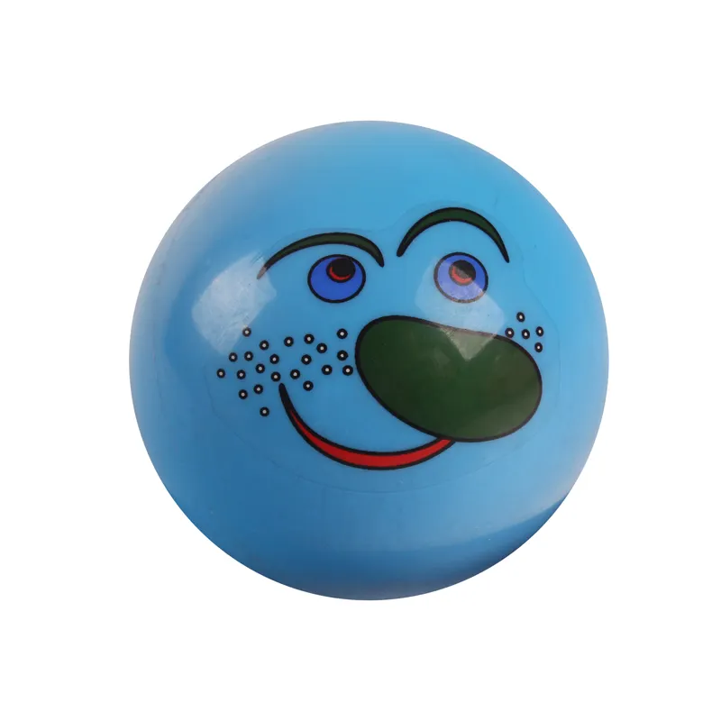 china 4 inch plastic airsoft balls inflatable beach ball big noes smile face toys ball