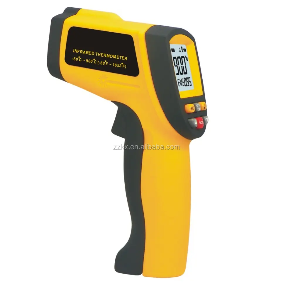 Non-contact Digital Infrared thermometer Gun Type Industrial IR Thermometer with Range -50-900C GM900