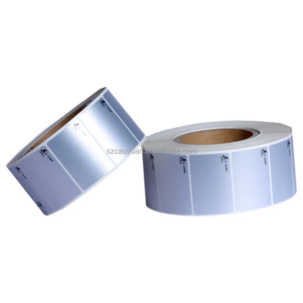 Mejor Precio recubierto impermeable papel de brillo de papel PE PP BOPP PVC PET etiquetas autoadhesivas