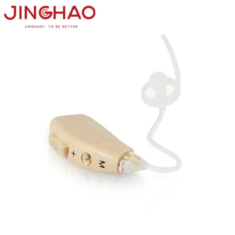 Usb Isi Ulang Terbuka Fit BTE Hearing Amplifier Medis Headphone