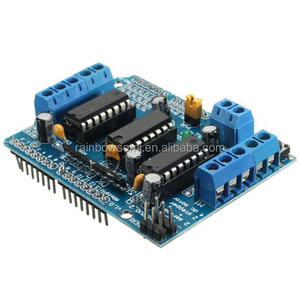 <strong>L293D</strong> 4-Channel Stepper <strong>Motor</strong> Driver Board <strong>motor</strong> control <strong>shield</strong> <strong>Motor</strong> <strong>Drive</strong> Expansion Board in stock - Product Image 1