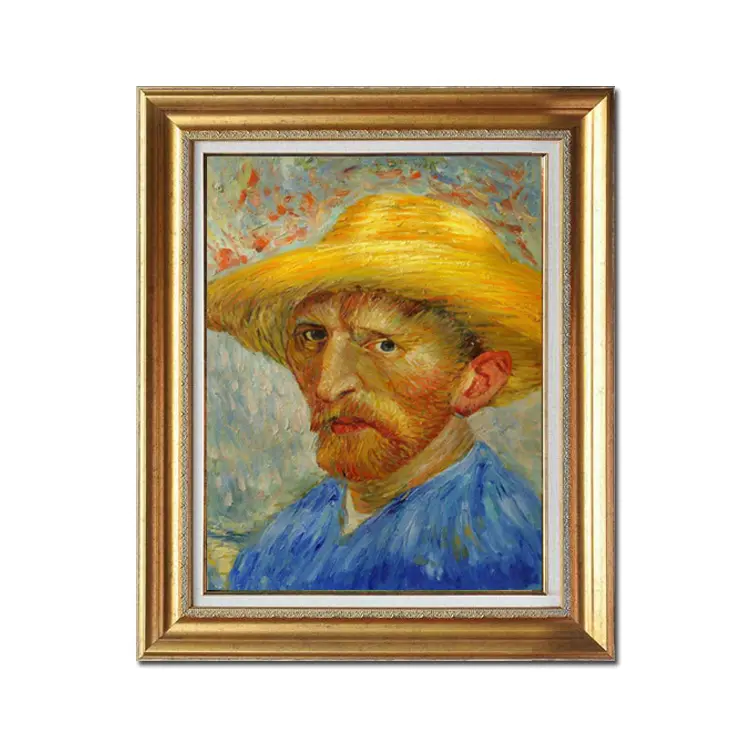 Peintures d'art célèbres Van Gogh, faites à la main, réplique de l'ancien maître, 10 pièces