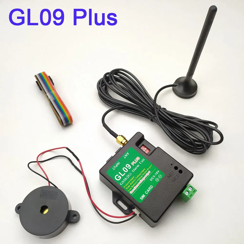 GL09Plus जीएसएम अलार्म बॉक्स के 8 चैनल एसएमएस सुपर छोटे जीएसएम सुरक्षा अलार्म सिस्टम की मोहिनी अलार्म वोल्टेज के लिए उत्पादन
