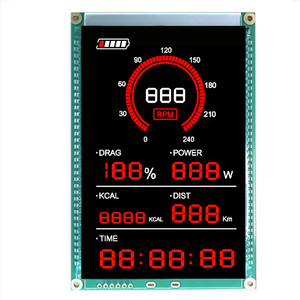 Custom VA 7 Segment display LCD con retroilluminazione a led bianchi in bianco e nero 7 segmenti lcd - Product Image 1