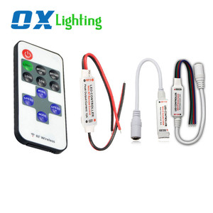Mini HA CONDOTTO Il Regolatore A Distanza di RF Regolatore di RGB Lampeggiante Regolatore di Luce a LED Per Il Modulo Led