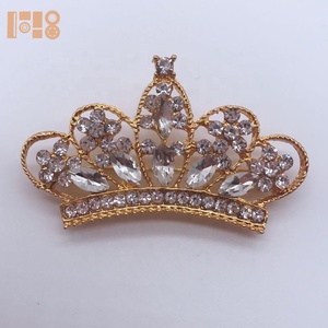 Antique Rhinestone &amp; Crystal Plated <strong>Brooch</strong> Jewelry Unisex Saree <strong>Brooch</strong> Pins for Wedding Party Gift Bag Engagement for Children - Product Image 2