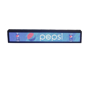 Letrero led programable P2.5 para interiores, tira a todo color, estante de señalización, pantalla led - Product Image 1