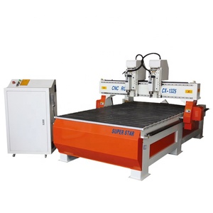 济南cnc机械1325木工路由器2头木材路由器家具木材工艺 - Product Image 5