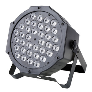 ไฟ LED PAR <span class=keywords><strong>36</strong></span>ดวงสำหรับดีเจดิสโก้บาร์ปาร์ตี้ไฟเวที RGB DMX512