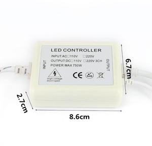 Ad alta tensione AC 220V RGB Led Strip Controller con 24 tasti Wireless IR telecomando - Product Image 2