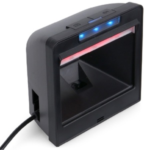 Escritorio 2D código QR Bar USB supermercado lector de código de barras