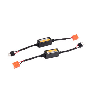Kit de cableado Canbus para faros LED H1, H4, H7, 9005, 9006, H8, H9, H11, descodificador con cancelación de resistencia EMC, Error de advertencia para ordenador