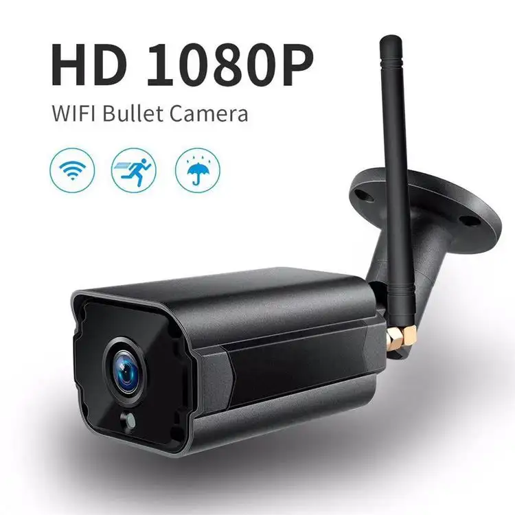 Yüksek odak cctv kamera kablosuz ev güvenlik kamera sistemi için 720 P 1080 P bullet açık ip kamera wifi uzaktan kontrol