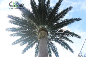 Thailand kunststoff coconut baum anhänger hybrid große seide kokos blätter künstliche deco coconut palm baum