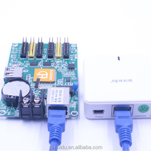 Di alta qualità P10 P16 ha condotto il modulo China huidu scheda controller HD-E62 LAN scheda di rete - Product Image 2