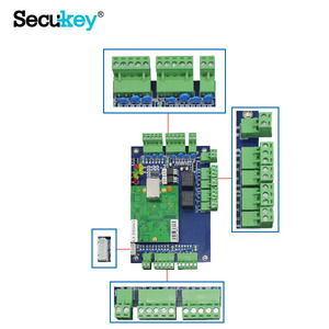 Secukey red TCP/IP dos puerta acceso wiegand panel Controlador/Junta de sistema de control de acceso - Product Image 2