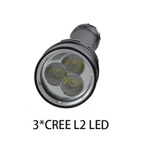 Có thể sạc lại từ chống thấm nước IP68 mạnh mẽ xml-l2 scuba ngọn đuốc dẫn lặn dưới nước 100m đèn pin quân sự chất lượng - Product Image 3