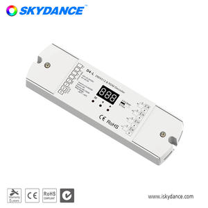 SKYDANCE D4-L RGB/RGBW 12-24V 20A DMX512 RDM декодер DMX приемник контроллер - Product Image 2