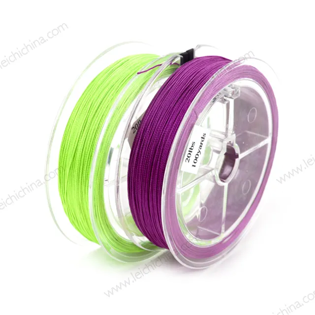 New color polyethylene fly fishing fly line backing