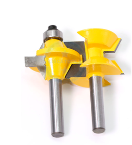 L-N157 2Pcs 8mm Schaft Router Bit Set 120 Grad Holz bearbeitung Nut Meißel Cutter Tool - Product Image 6