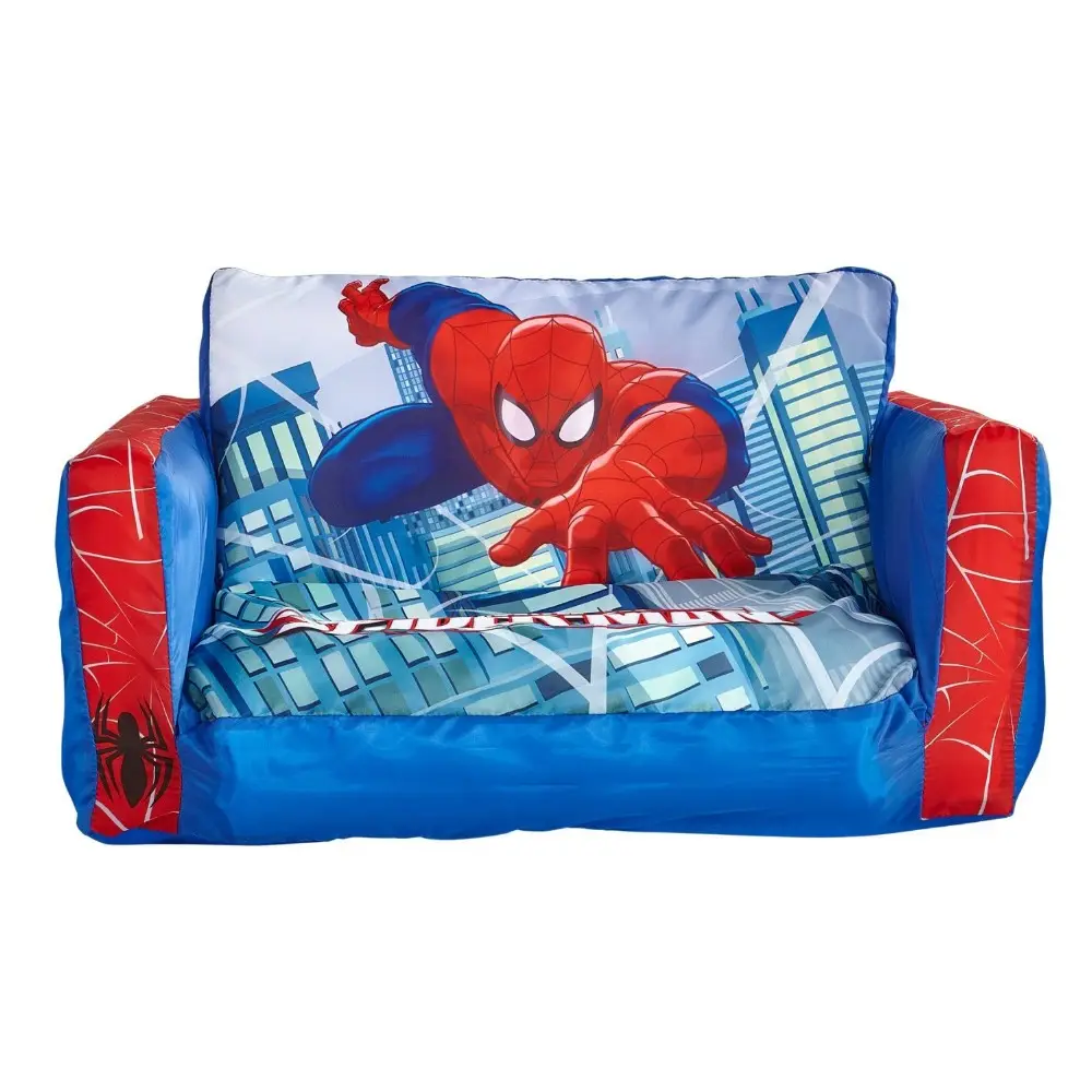 2 in 1 spiderman bambini divano gonfiabile