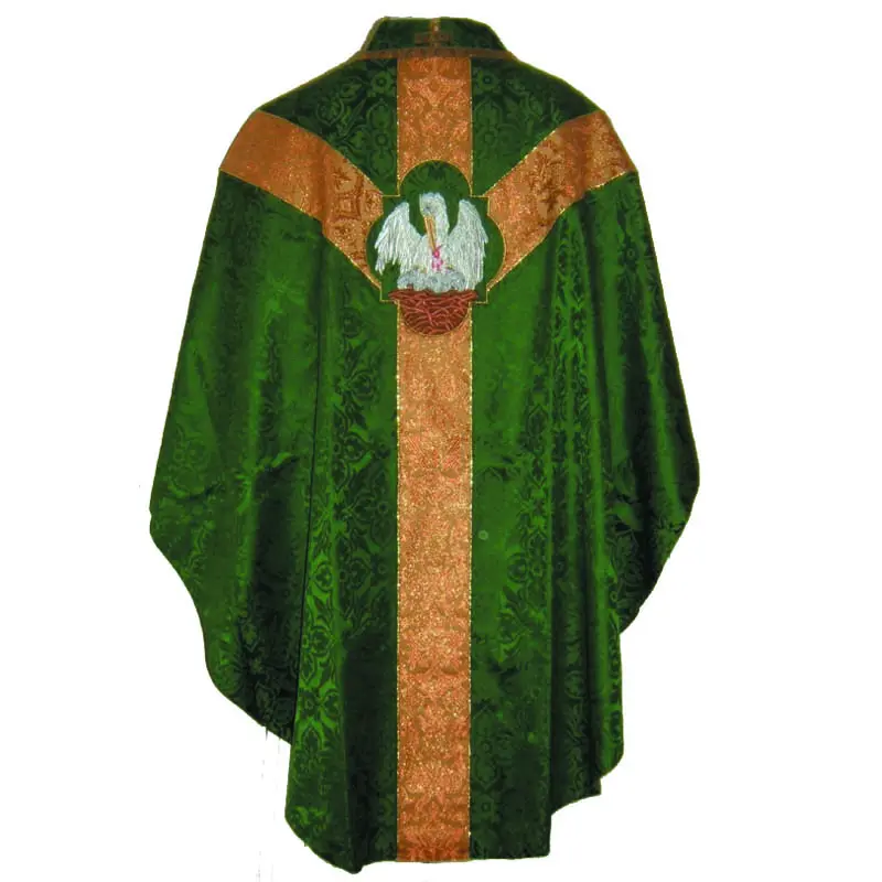 Church apparel clergy attire liturgical robes embroidery vestment
