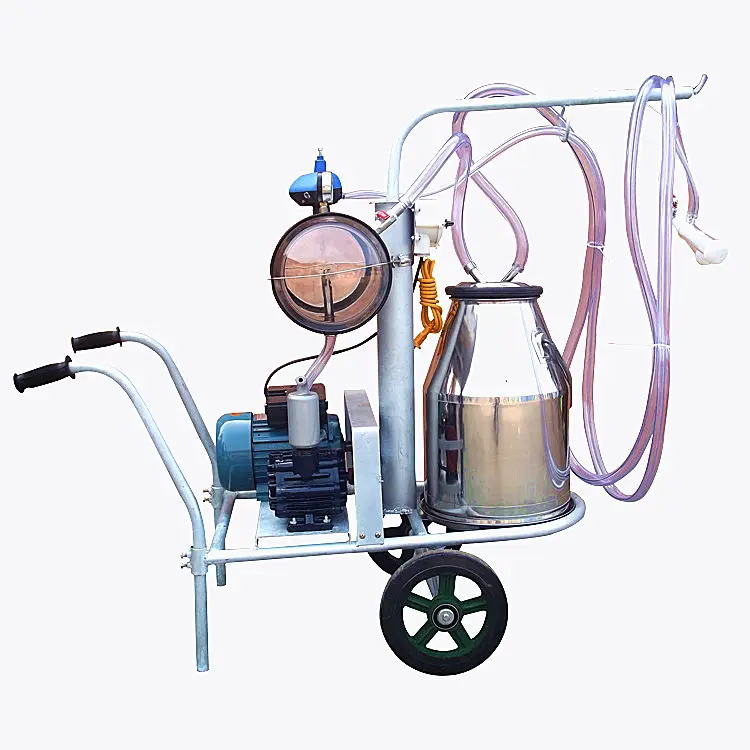 Portable milking machines goat/used goat milking machine/trolley milking used FOR SALE