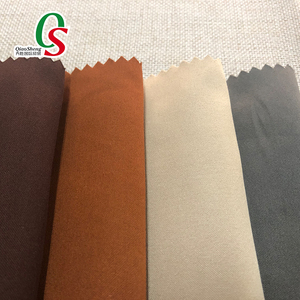 100% Polyester Tổng Hợp Chải Vải Da Lộn Cho Giày Mũ Sofa Bọc - Product Image 2