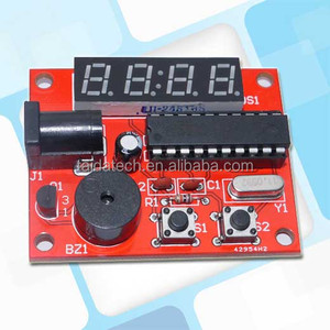 Sc 91 Single-chip 4-bit digitale Led Clock circuito stampato Pcb piccolo orologio digitale - Product Image 1