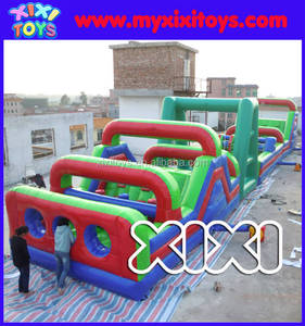 Outdoor inflatable obstacle course /Adult <strong>teambuilding</strong> interactive game inflatable obstacle playground - Product Image 3
