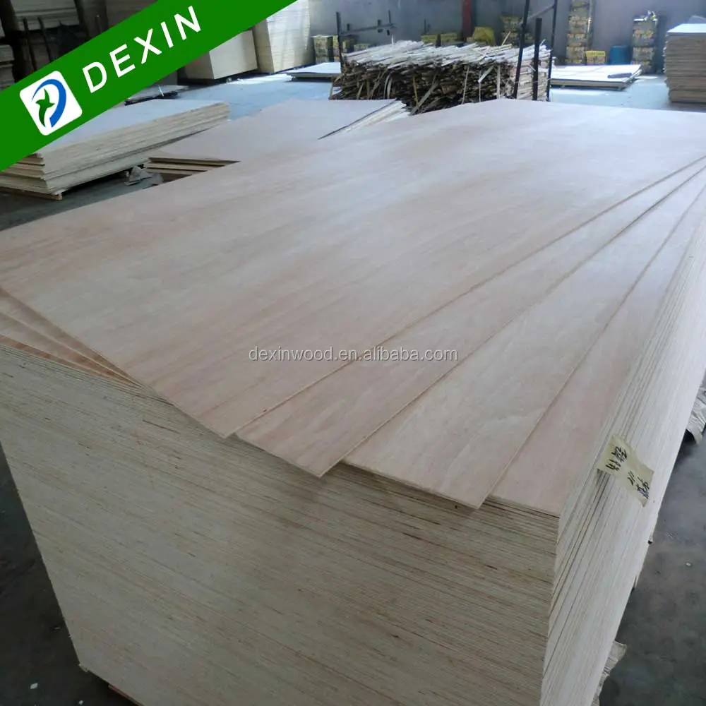 MR, E2, E1 or E0 Glue White Cedar Commercial Plywood