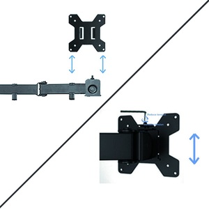 Wirtschaft liche ergonomische Stahl-Dual-Desk-Monitor-Ständer halterung für LCD-LED-Computer Zeigt zwei Vesa-Loch mit Gelenk arm klemme an