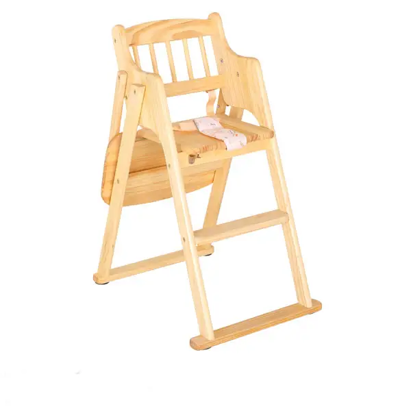 Multifunctional foldable wooden baby chair /3 in 1 baby chair witn table