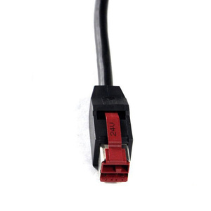 Y 型 24 V PoweredUSB 电缆，带迷你 DIN 3pin plus <span class=keywords><strong>USB</strong></span> B 公母电缆，用于打印机