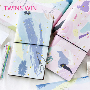 Europe Hot Selling Fast Delivery Beautiful Stationery Wholesale Cheap Fancy Paper Printed Journals <strong>Notebooks</strong> Sets <strong>With</strong> Pen 976 - Product Image 5