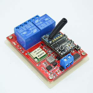 Neue 2CH 7V 9V 12V 24V DC DIY Wifi Licht Smart Switch Hausa utomations modul, RF 433MHz Fernbedienung Drahtlose Relais schalter - Product Image 6