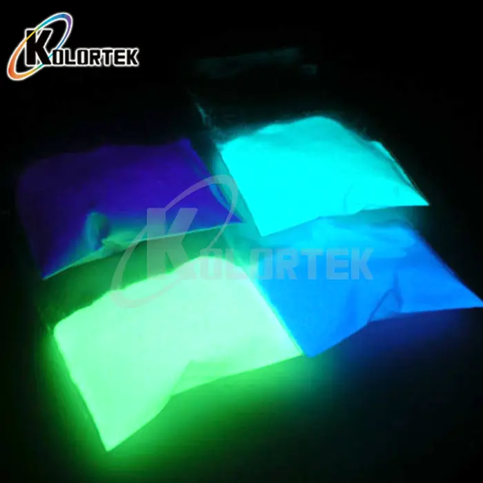 Luminous pigment highest grade phosphorescent glowing colorants powders