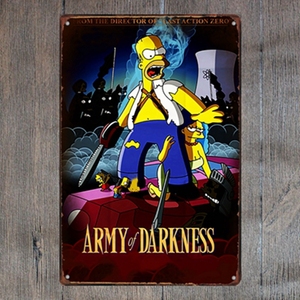 Để Rượu Duff Simpsons Vintage Tin Kim Loại Đăng Art Bar Quán Rượu Quán Cà Phê Nhà Để Xe Khách Sạn Nhà Trang Trí Tường Kim Loại Poster - Product Image 4
