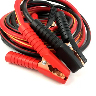 Cable de arranque de coche de alta resistencia, cable de arranque de batería de coche de 500AMP y 8mm de espesor