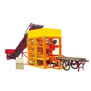Máquina de procesamiento de bloques de enclavamiento automático, QTJ4-24 de línea de procesamiento de ladrillos de cemento hueco - Product Image 2