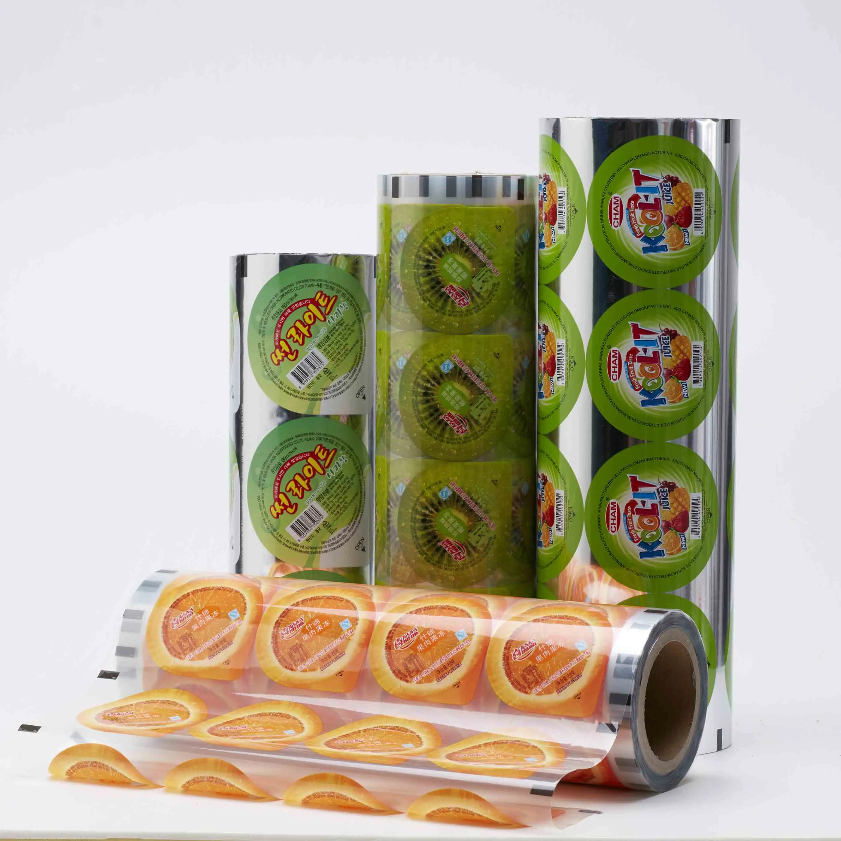 PE Food Garde Facilmente Peelable Lidding Film Roll EVA Fornecido Sopro Transparente Moldagem Soft Kaida Embalagem Filme Laminado