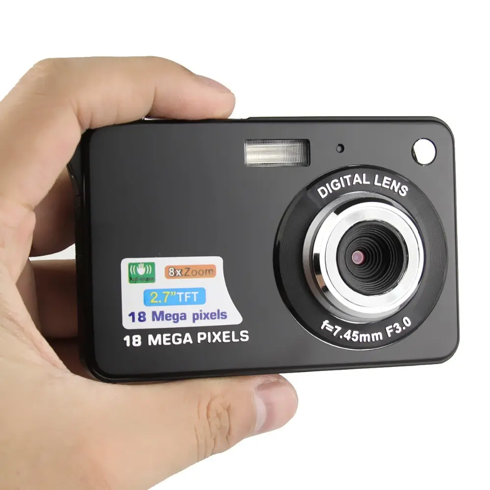 Winait camera hd 2.7 "18 Megapixel giá thấp nhỏ gọn kỹ thuật số máy ảnh được thực hiện tại trung quốc
