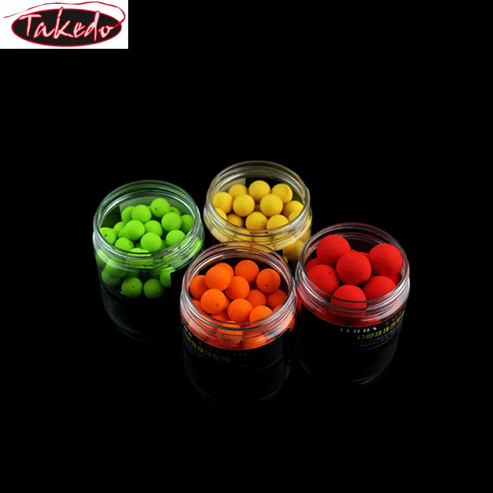 TAKEDO-Cebo flotante para pesca de carpa, Material EPS, 8mm, 10mm, 12mm, 14mm, tercera generación