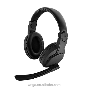 Stok ucuz stereo 2.0 siyah mavi kırmızı renk gürültü mic iptal ağır bas USB PC kablolu kulaklık kulaklık - Product Image 4