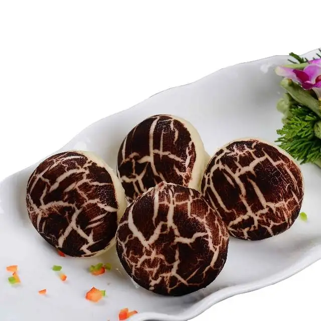 Chinese Dim Sum Paddestoel Chocolade Pau Gestoomde Broodjes Halal Voedsel