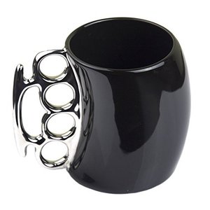 ถ้วยกำปั้นเซรามิกมือจับสนับมือสีขาว - Product Image 1