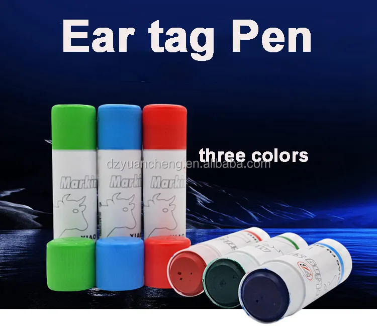 Pig/cattle/sheep ear tag marking pen Livestock Product animal identification ear tag marker pen